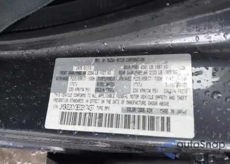 2014 Mazda Cx-5 Touring from USA, damaged, VIN JM3KE2CY3E0317437